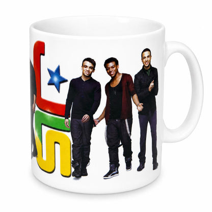 JLS Smiling Ceramic Mug (One Size) (Multicoloured)