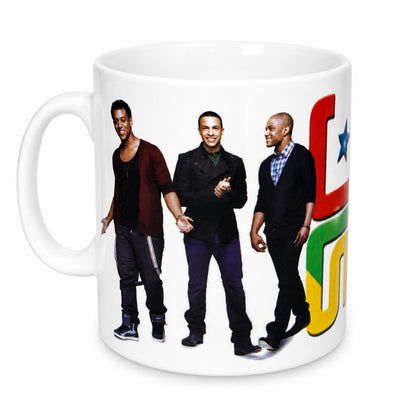 JLS Smiling Ceramic Mug (One Size) (Multicoloured)