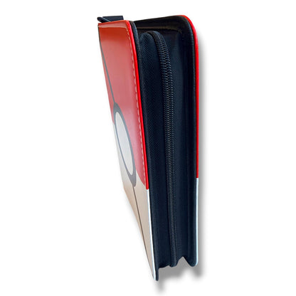 400 Pocket Trading Card Binder Album Zip Folder Holder TCG Sports Card Red