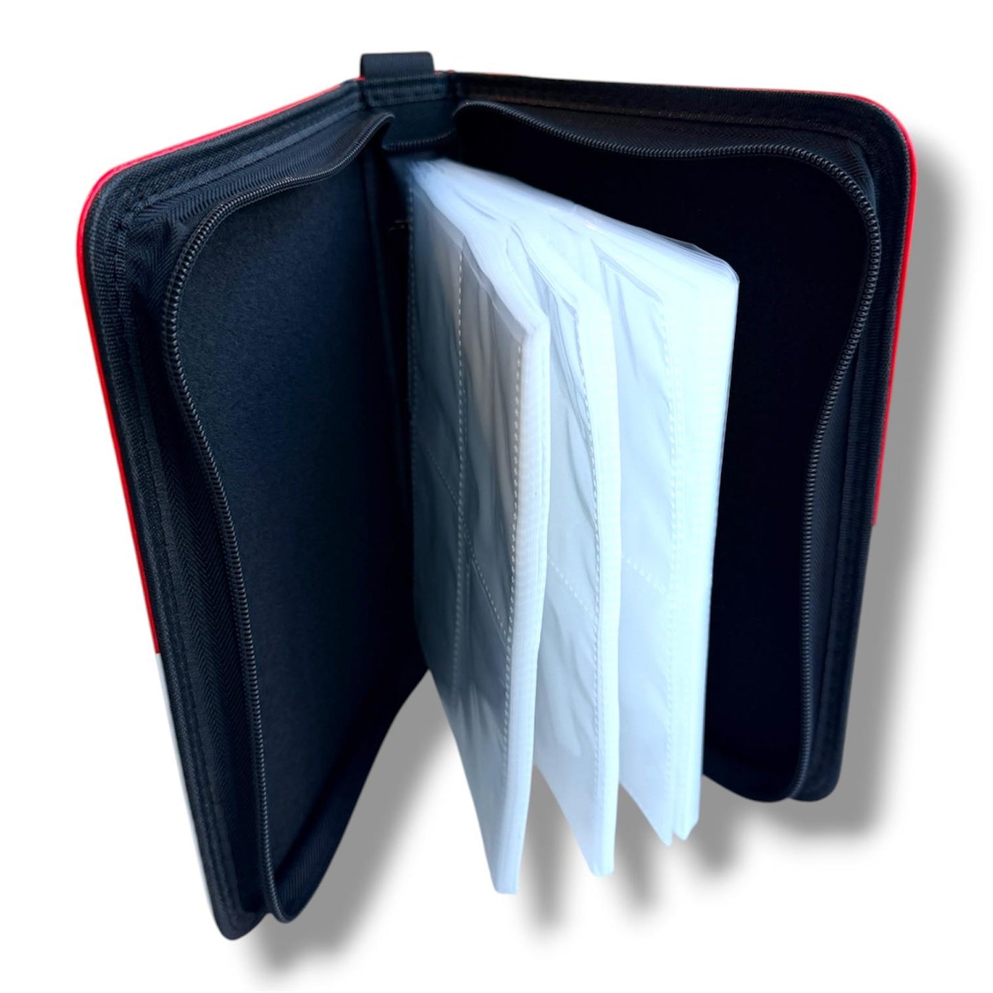 400 Pocket Trading Card Binder Album Zip Folder Holder TCG Sports Card Red