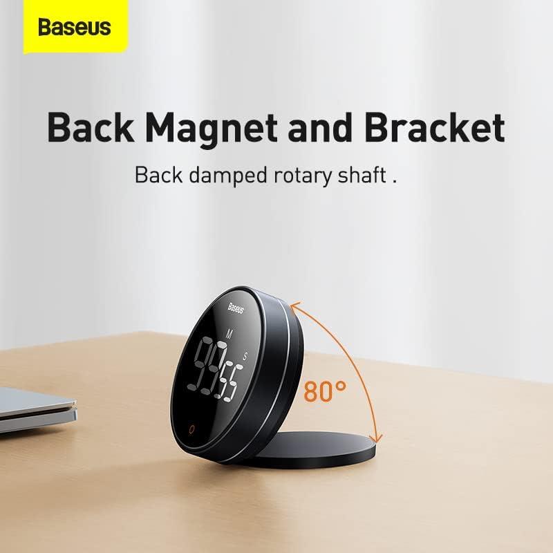 Baseus Home Heyo Pro LED Countdown Timer - Dark Gray, Stylish & Versatile