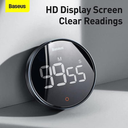 Baseus Home Heyo Pro LED Countdown Timer - Dark Gray, Stylish & Versatile