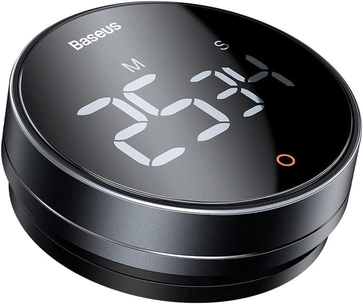 Baseus Home Heyo Pro LED Countdown Timer - Dark Gray, Stylish & Versatile