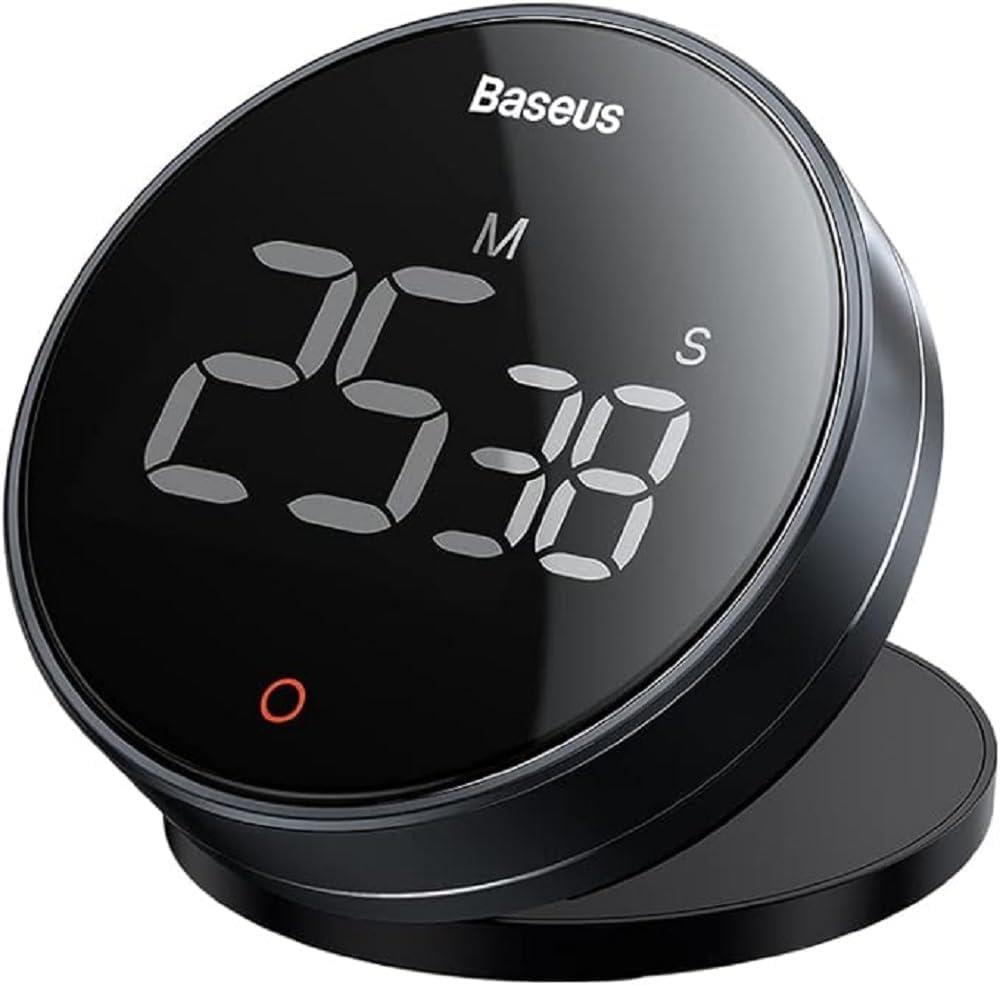 Baseus Home Heyo Pro LED Countdown Timer - Dark Gray, Stylish & Versatile