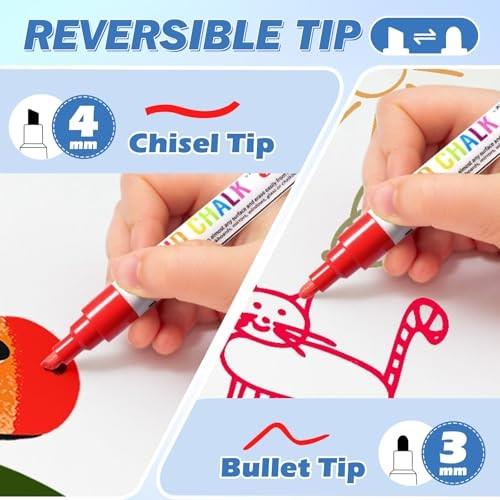 8 Pack Liquid Chalk Marker Pens for Blackboard Glass Window Sign Arts Crafts Fun