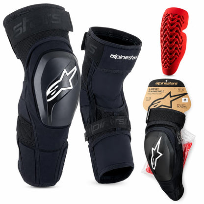 Alpinestars A-Impact Plasma Elite Shield MTB Bike Knee Pads Protectors M Black