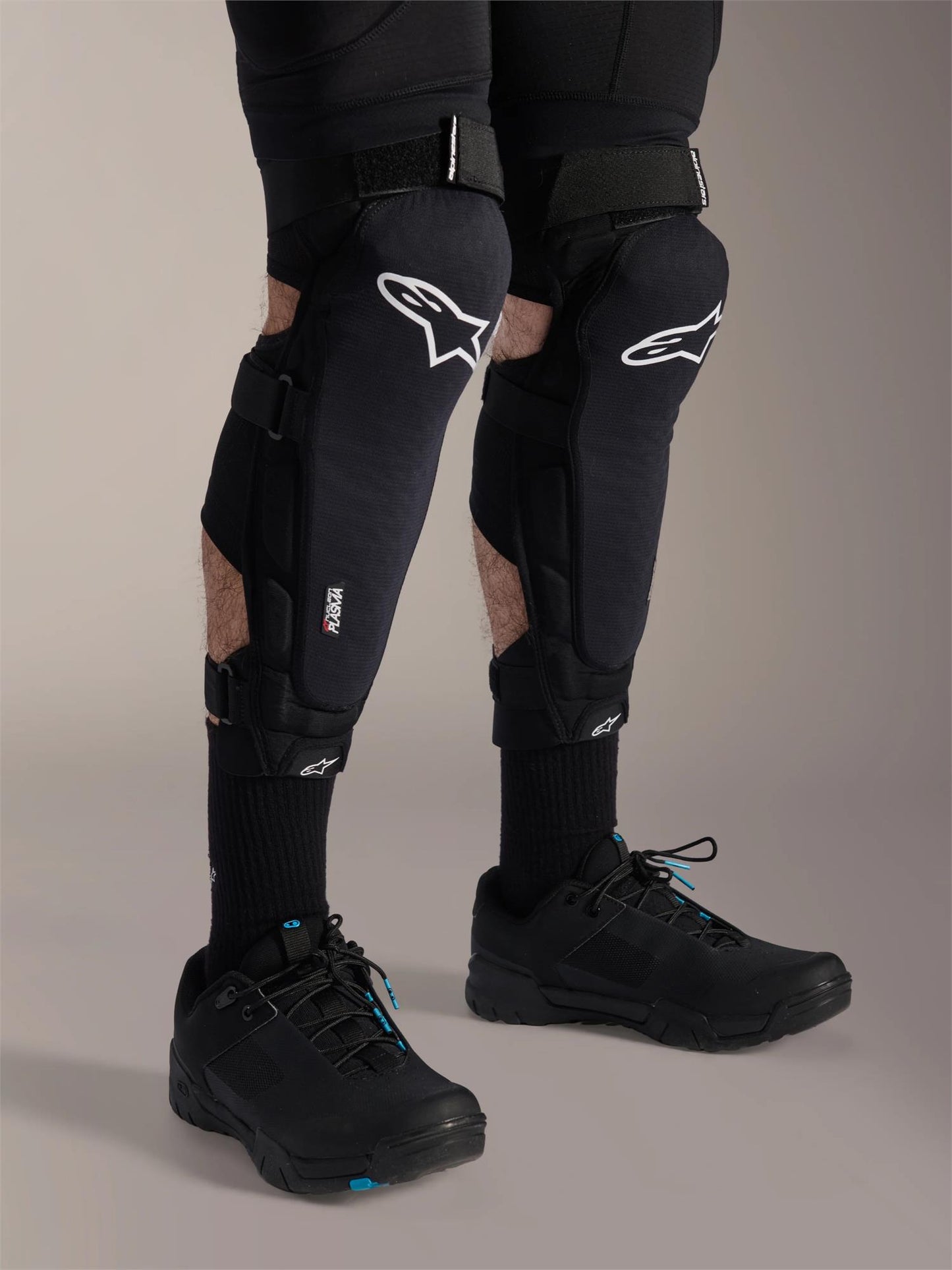 Alpinestars A-Impact Plasma Elite Shield MTB Bike Knee Pads Protectors M Black