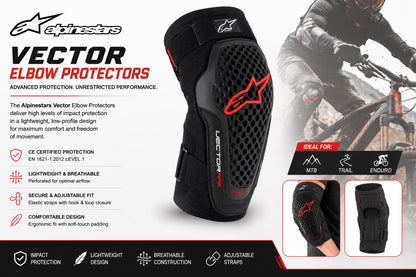 Vector Bicycle Elbow Protectors