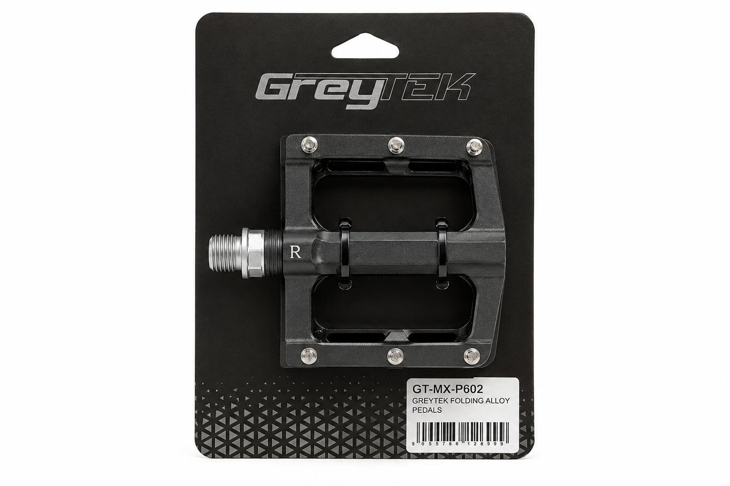 GreyTek CNC 6061 Alloy Bike Pedals 9/16" Flat Platform MTB Bicycle Black