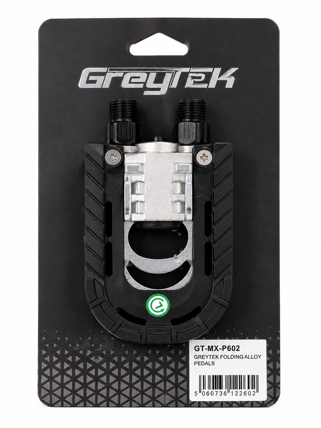 GreyTek Folding Bike Pedals 9/16" Alloy Non Slip Reflectors MTB Road Bicycle
