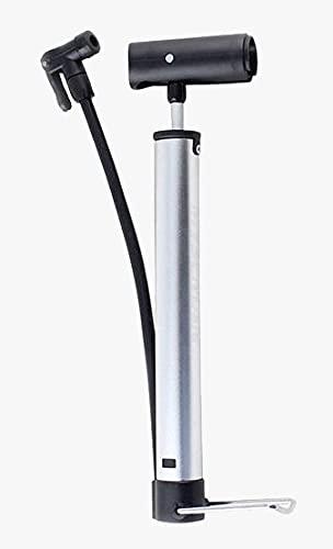 GTB BICYCLE ALUMINIUM MINI FLOOR PUMP - Presta and Schrader Valve, Extractable Hose