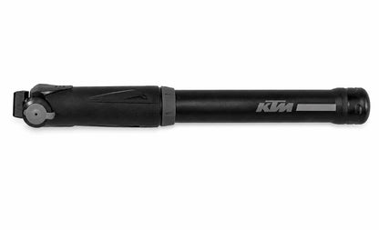 KTM Mini Pump Hybrid II Bike Cycle Pump Presta Schrader 120 PSI Black 22cm