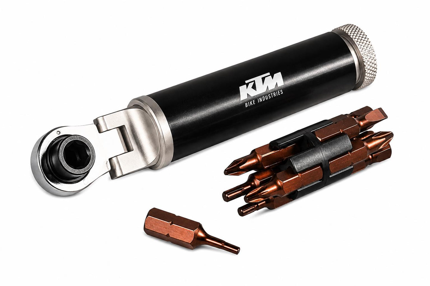 KTM Ratchet Tool 8 Function Bicycle Bike Multi Tool Compact Repair Kit 7405210