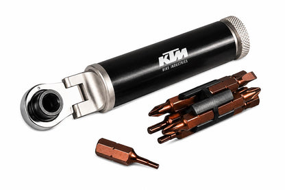 KTM Ratchet Tool 8 Function Bicycle Bike Multi Tool Compact Repair Kit 7405210