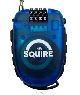 Squire Retrac Max 90cm Retractable Combination Cable Bike Lock 900mm
