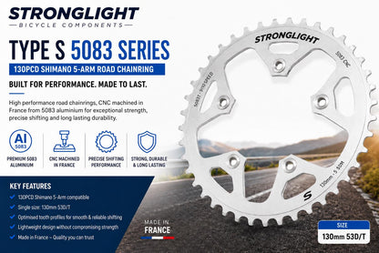 Silver Road Chainrings