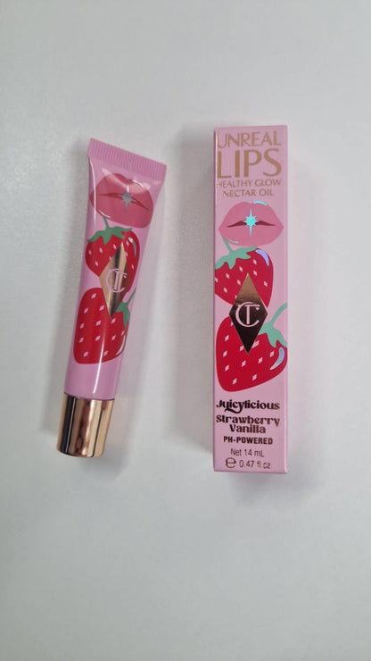 Charlotte Tilbury Unreal Lips Healthy Glow Nectar Oil Strawberry Vanilla 14ml