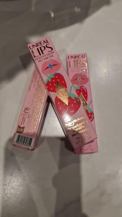 Charlotte Tilbury Unreal Lips Healthy Glow Nectar Oil Strawberry Vanilla 14ml