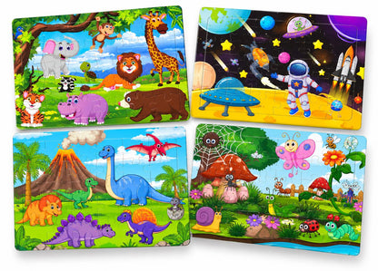4 Piece Kids Puzzle Set