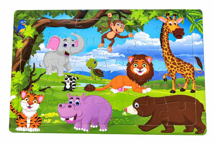 4 Piece Kids Puzzle Set