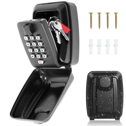 12-Digit Combination Key Safe Wall Mounted