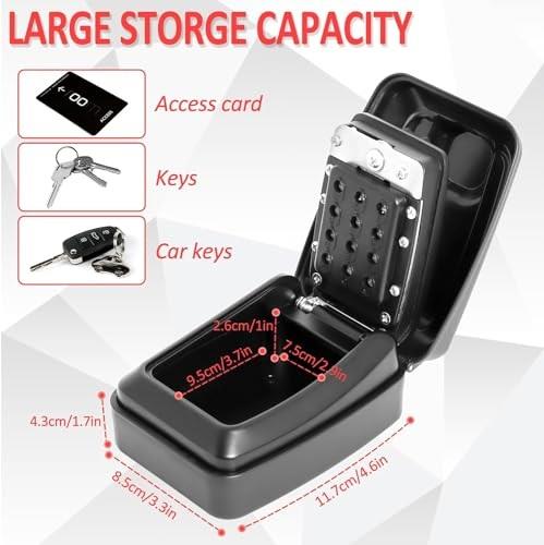 12-Digit Combination Key Safe Wall Mounted