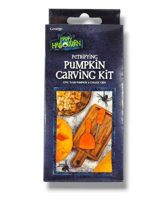 Pumpkin Carving Kit - Petrifying! 3pc Set