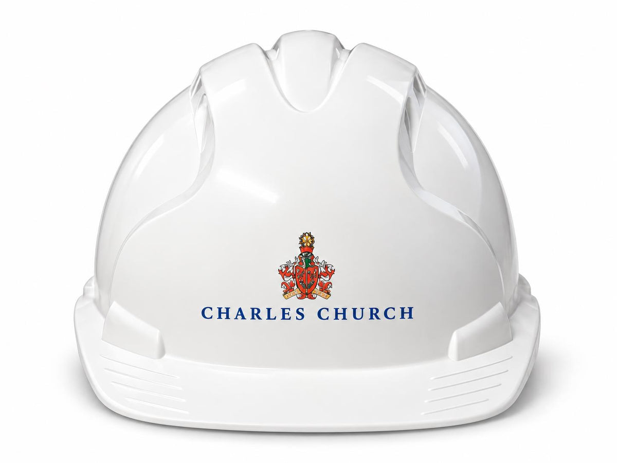 Charles Church Printed Helmets