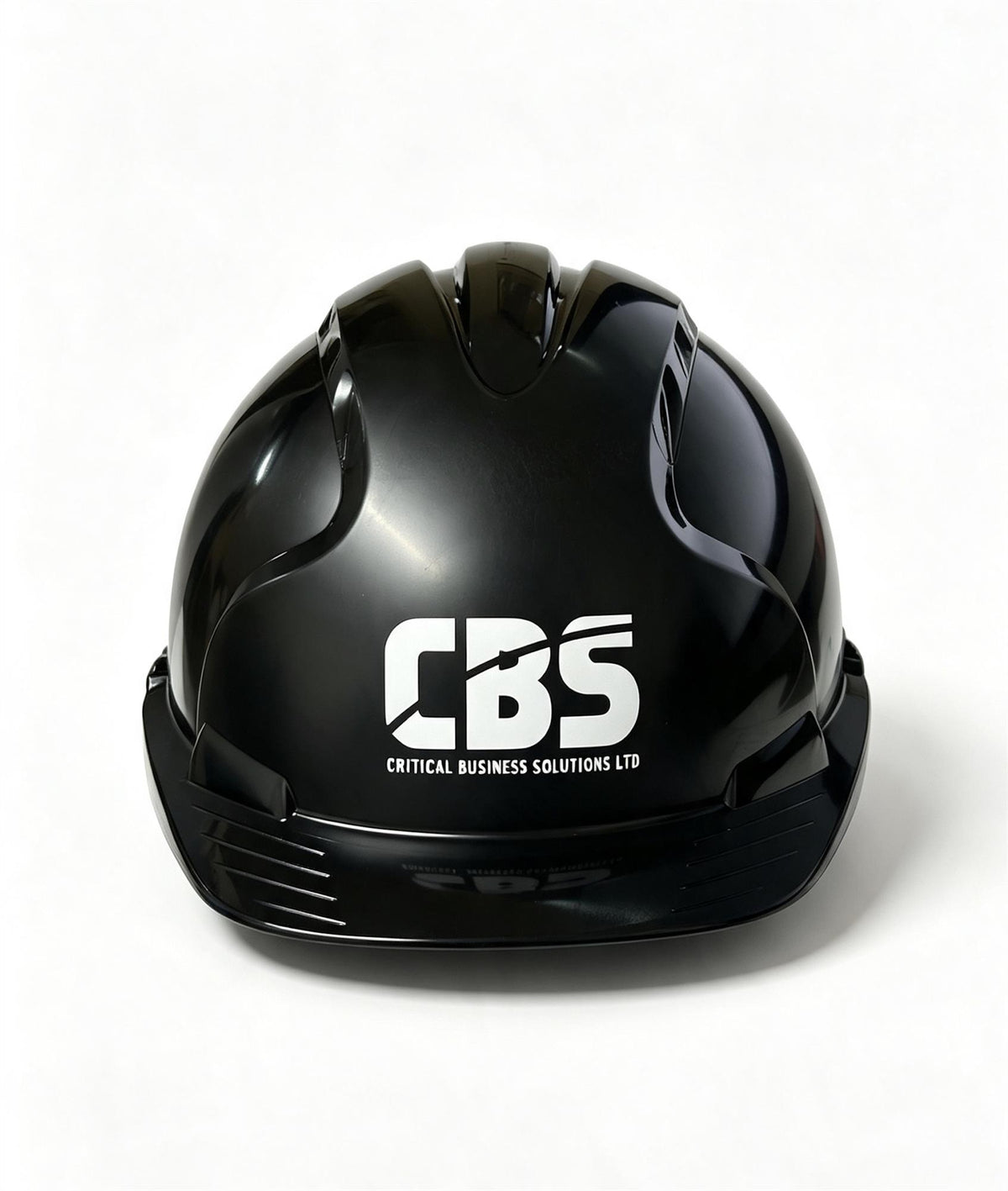 CBS Printed Black Helmet
