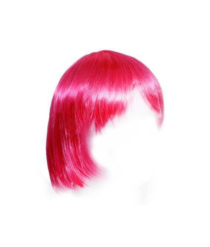 RACE FOR LIFE PINK WIG ONE SIZE, POLYESTER