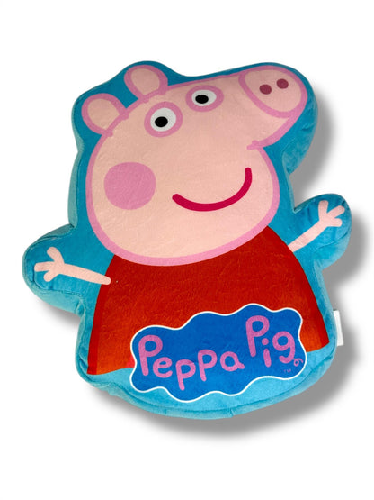 Official Peppa Pig Plush Cushion Pillow – Soft 14" x 12.5" Kids Character Gift