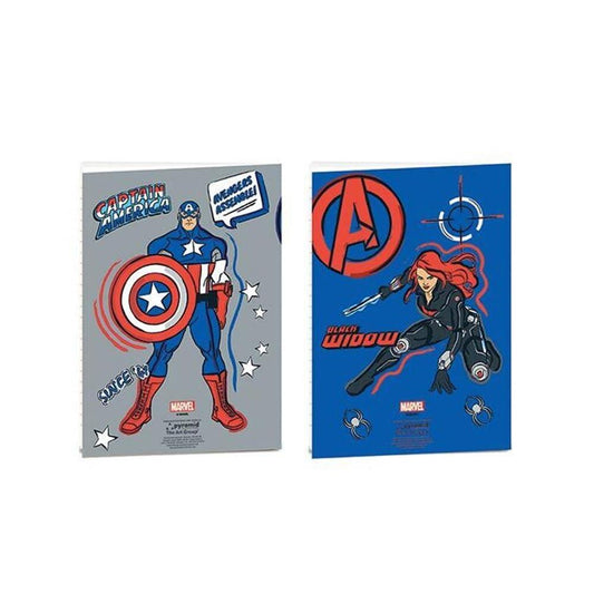 Avenger Hero Club A5 Notebook (Pack of 2), Multicolored, One Size