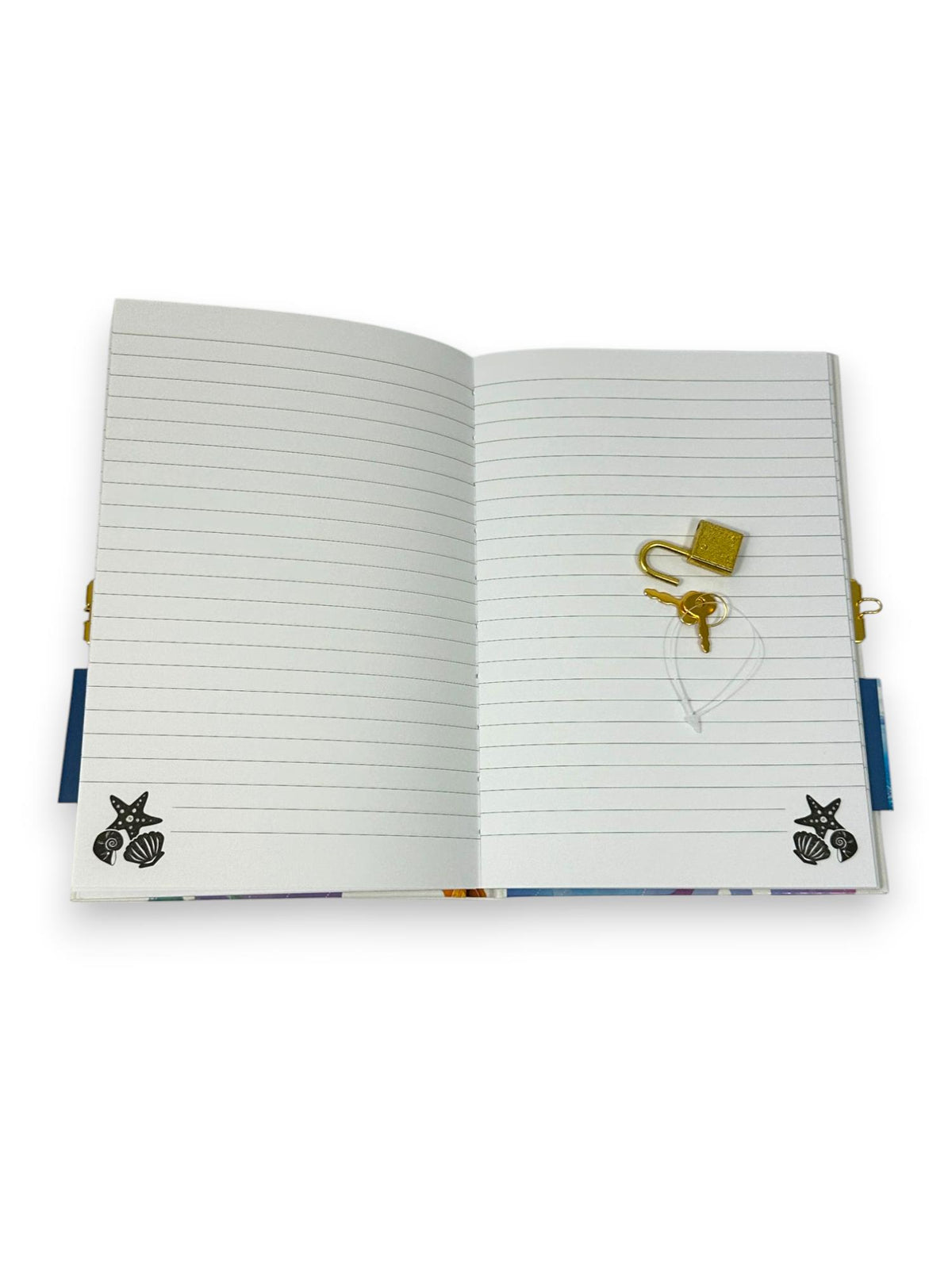 Disney Little Mermaid Lockable Secret Diary – Ariel & Sisters A5 Notebook