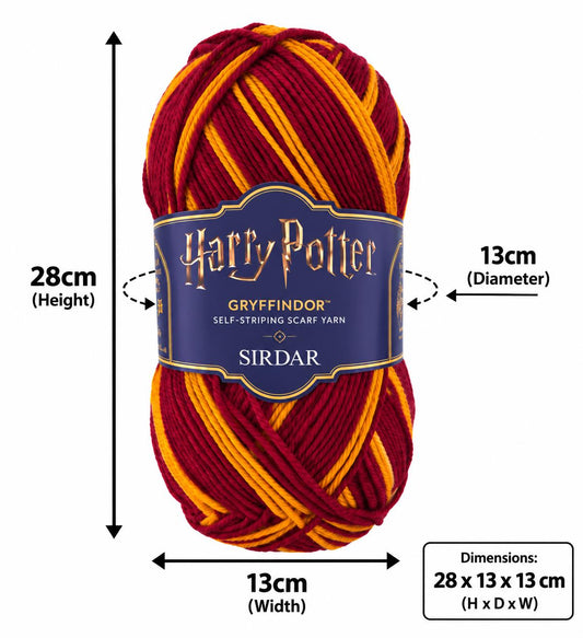 Harry Potter Self-Striping Yarn - Gryffindor