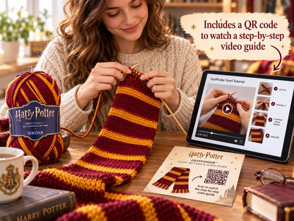 Harry Potter Self-Striping Yarn - Gryffindor