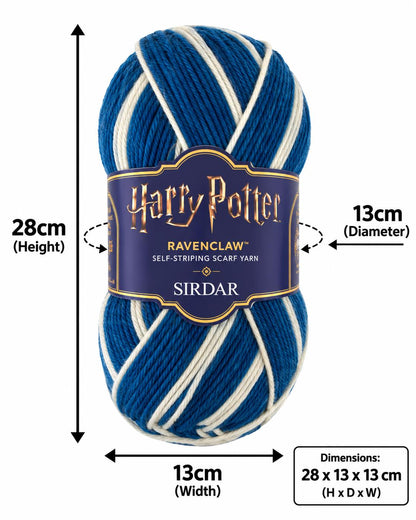 Harry Potter Self-Striping Yarn - Ravenclaw
