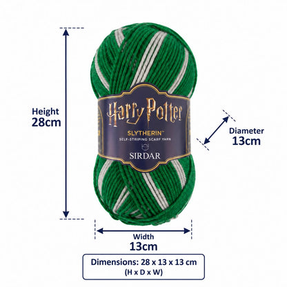 Harry Potter Self-Striping Yarn - Slytherin