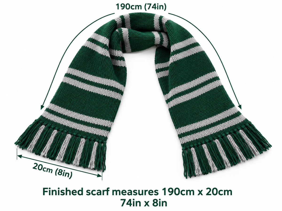 Harry Potter Self-Striping Yarn - Slytherin