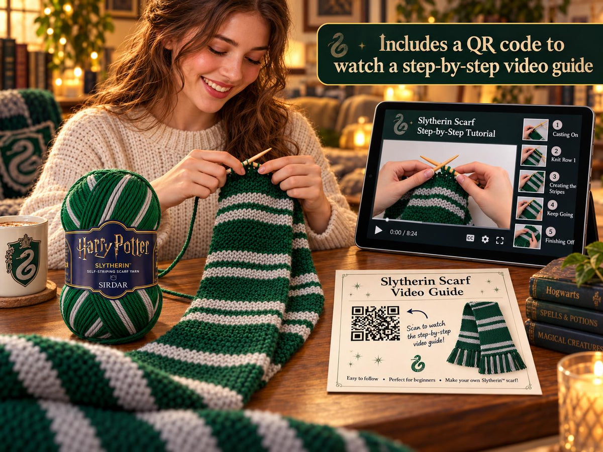 Harry Potter Self-Striping Yarn - Slytherin