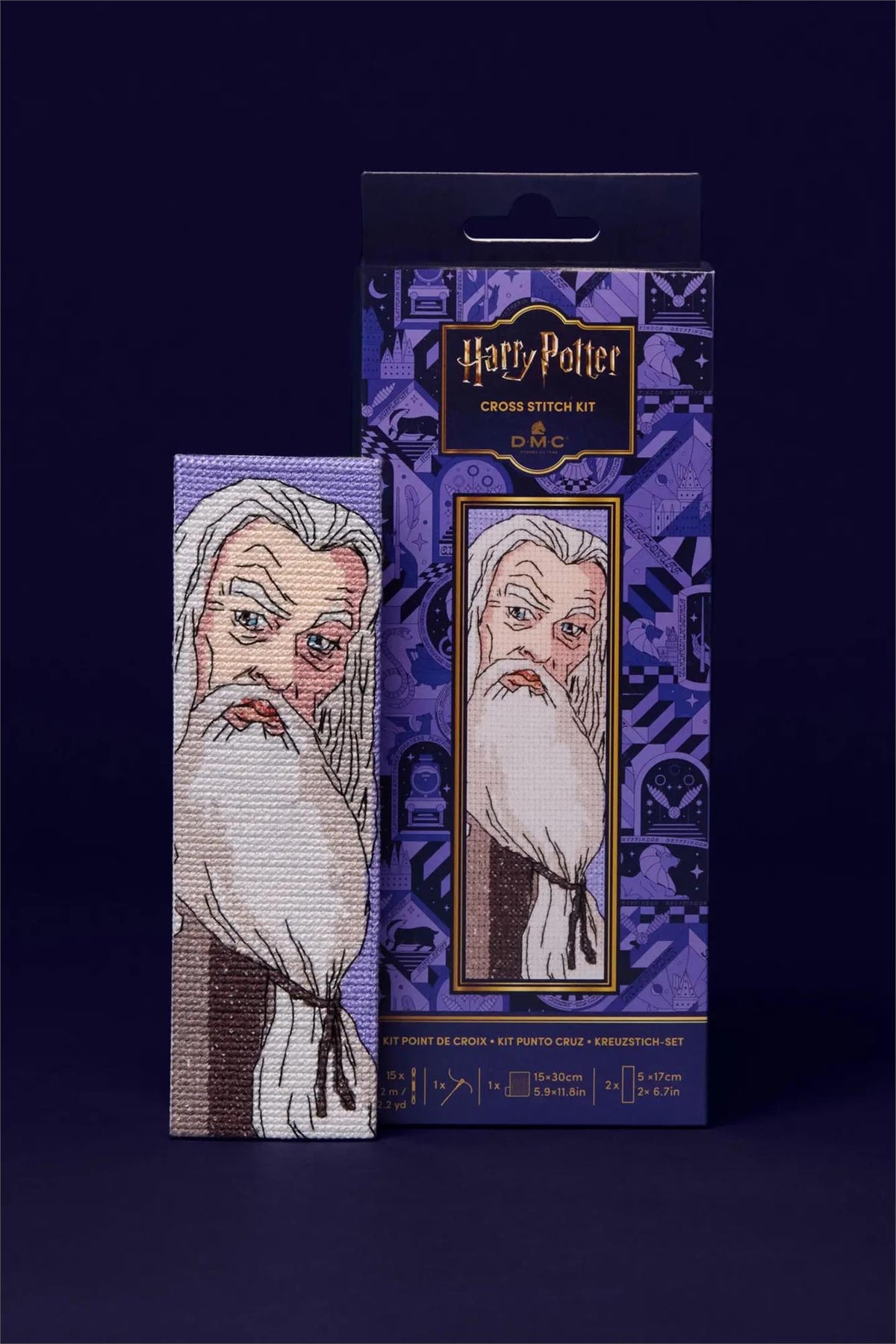 Dumbledore Cross Stitch Bookmark Kit