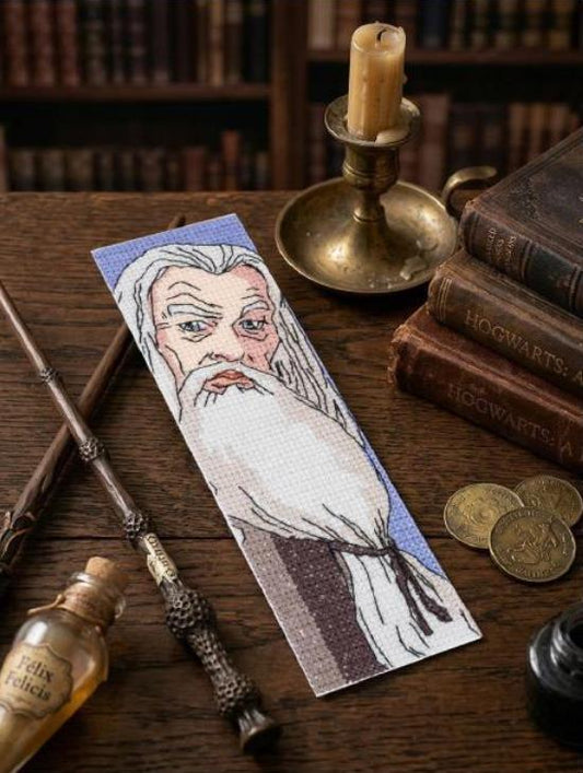 Dumbledore Cross Stitch Bookmark Kit