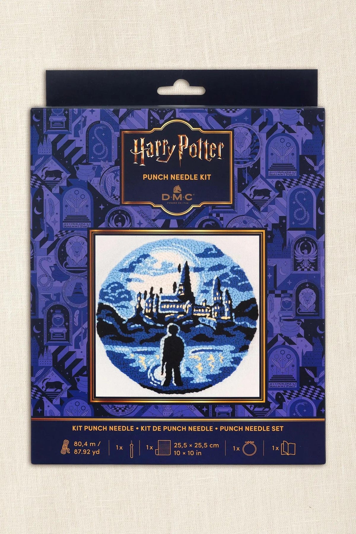 Harry Potter with Castle Punch Needle Kit