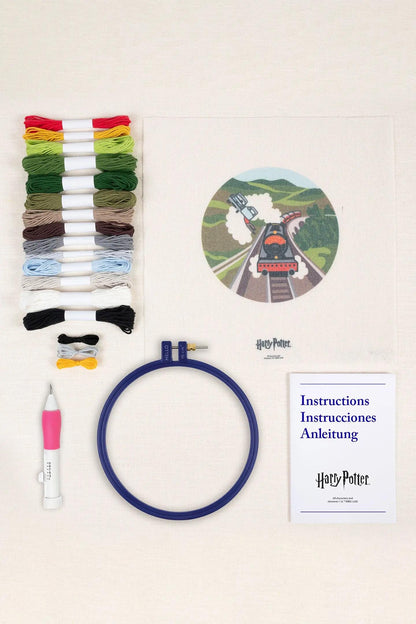 Harry Potter Flying Car Punch Needle Kit