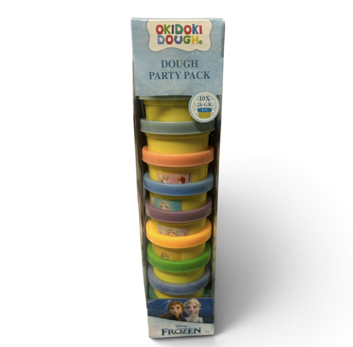 Disney Frozen OkiDoki Dough 10 Pack Kids Modelling Play Dough 10 x 26g Tubs