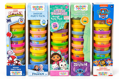 Disney Frozen OkiDoki Dough 10 Pack Kids Modelling Play Dough 10 x 26g Tubs