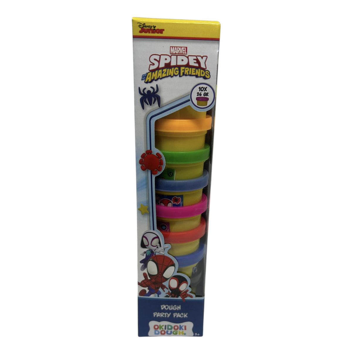Marvel Spidey and His Amazing Friends OkiDoki Dough 10 Pack 10 x 26g Tubs