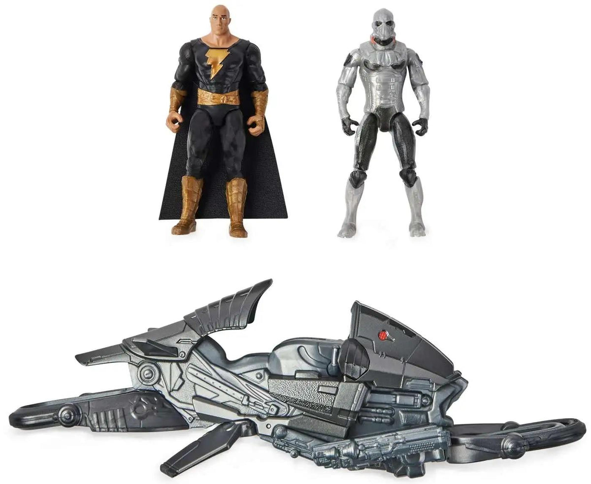 DC BLACK ADAM VS INTERGANG MERCENARY with Exclusive Vehicle
