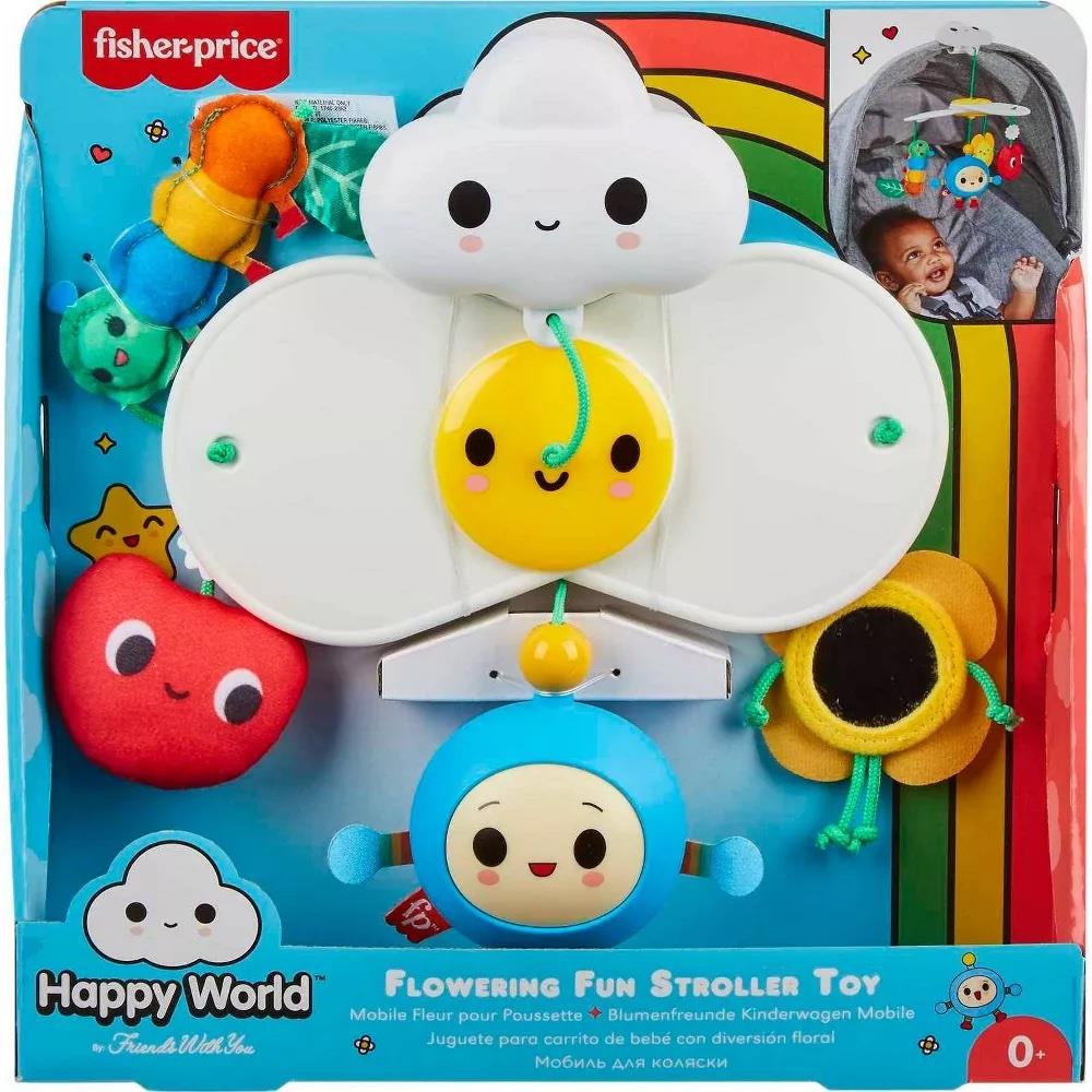 Fisher-Price Happy World Flowering Fun Stroller Toy