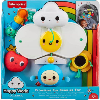 Fisher-Price Happy World Flowering Fun Stroller Toy