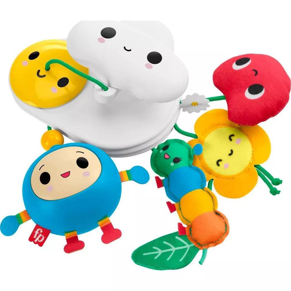 Fisher-Price Happy World Flowering Fun Stroller Toy